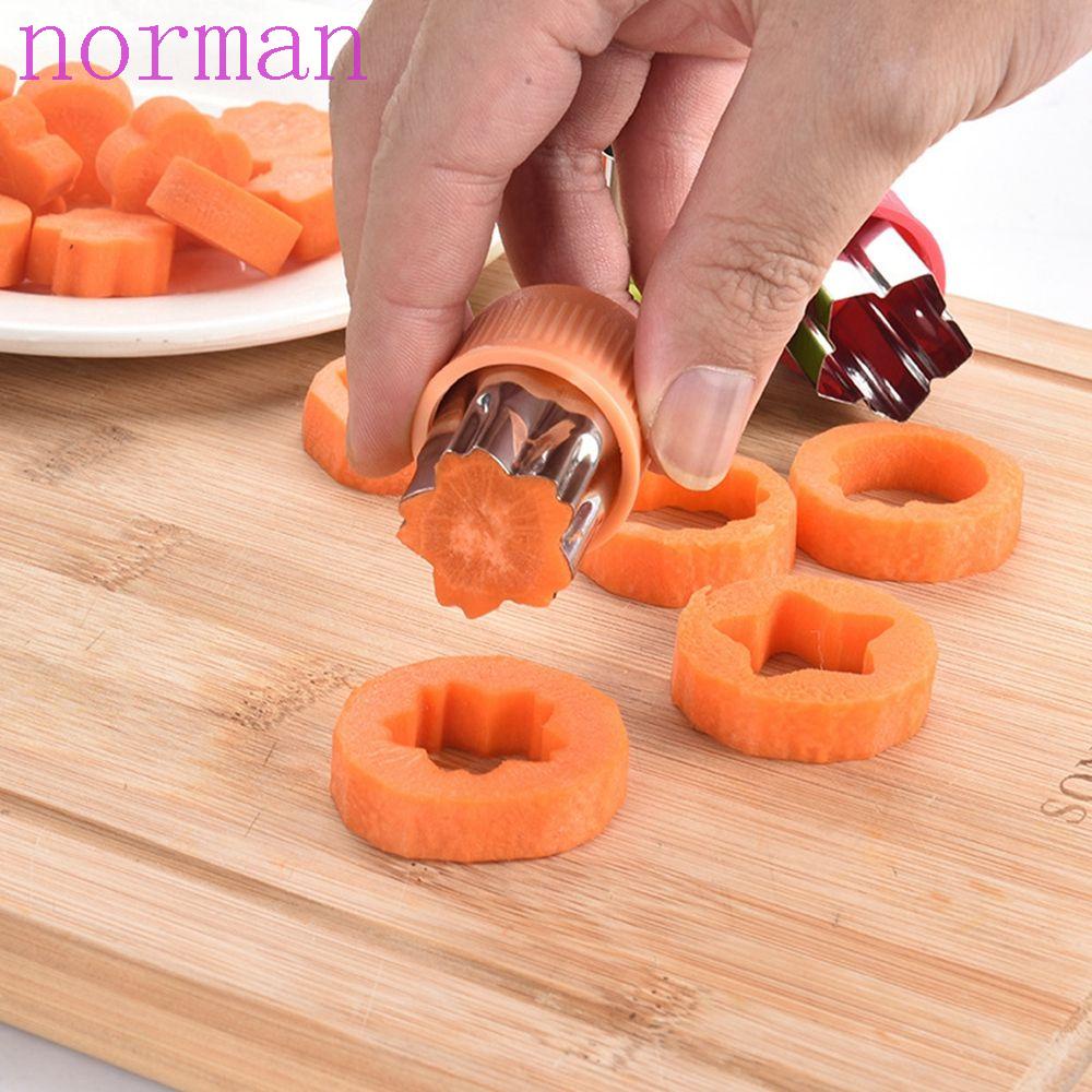 Khuôn Cắt Rau Củ Quả Bằng Thép Không Gỉ Hình Hoạt Hình Cho Trẻ Em