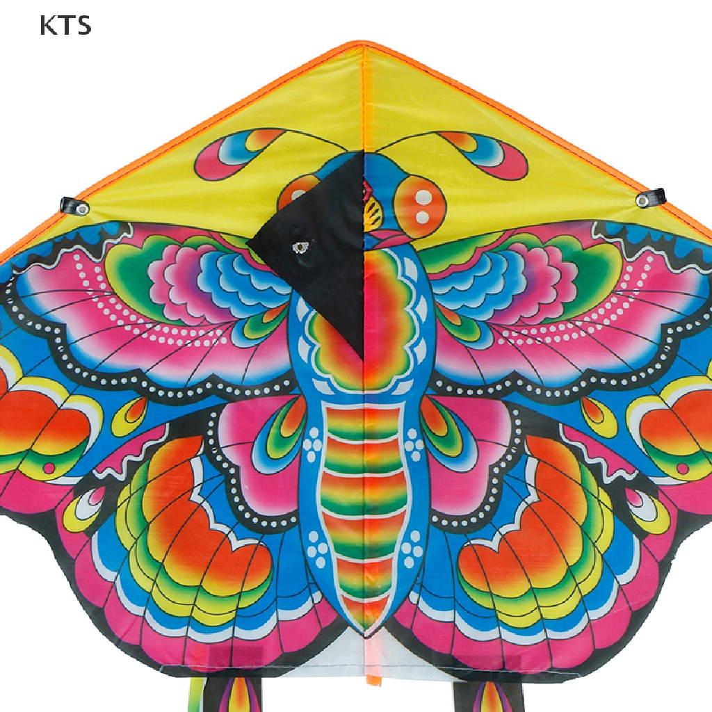 1 Bộ Diều Đuôi Dài 90 * 50cm In Hình Bướm Đẹp Mắt