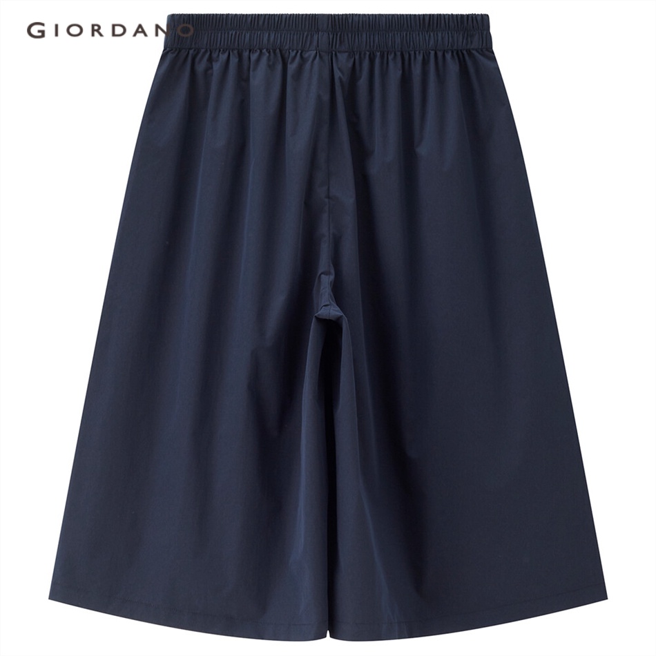 Quần GIORDANO 13403326 lưng thun phối túi lớn nhẹ dành cho nữ