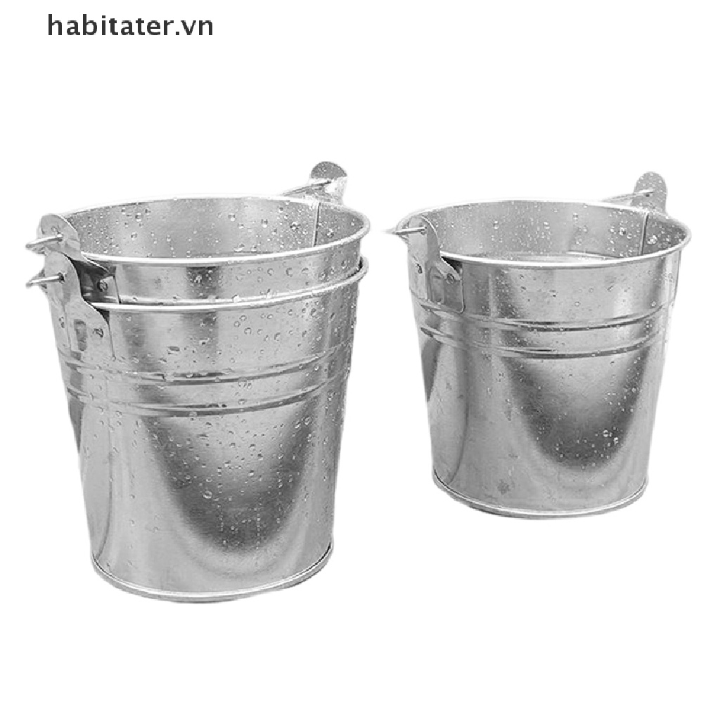 TATER 1Pc Beer Ice Buckets Wine Ice Buckets Tinplate Mini Ice Bucket Drink Holder VN