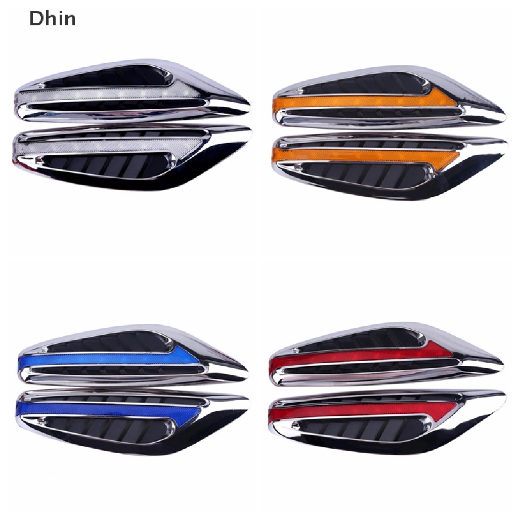 FENDER Cặp 2 Cặp Đèn LED Tín Hiệu Ánh Sáng Trắng / Vàng / Đỏ / Xanh Dương Cho Vô Lăng Xe Hơi