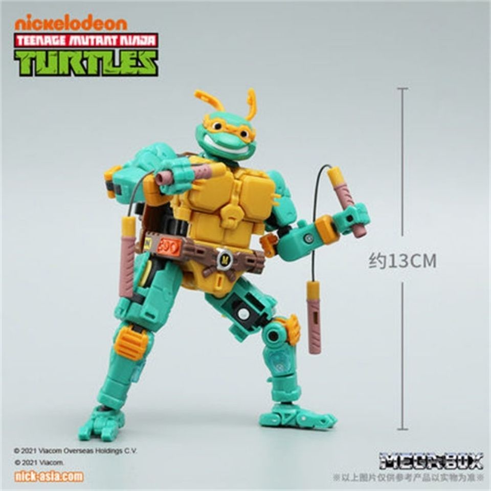 Hộp 52 Mô Hình Đồ Chơi Ninja Rùa Raphael / Michelangelo