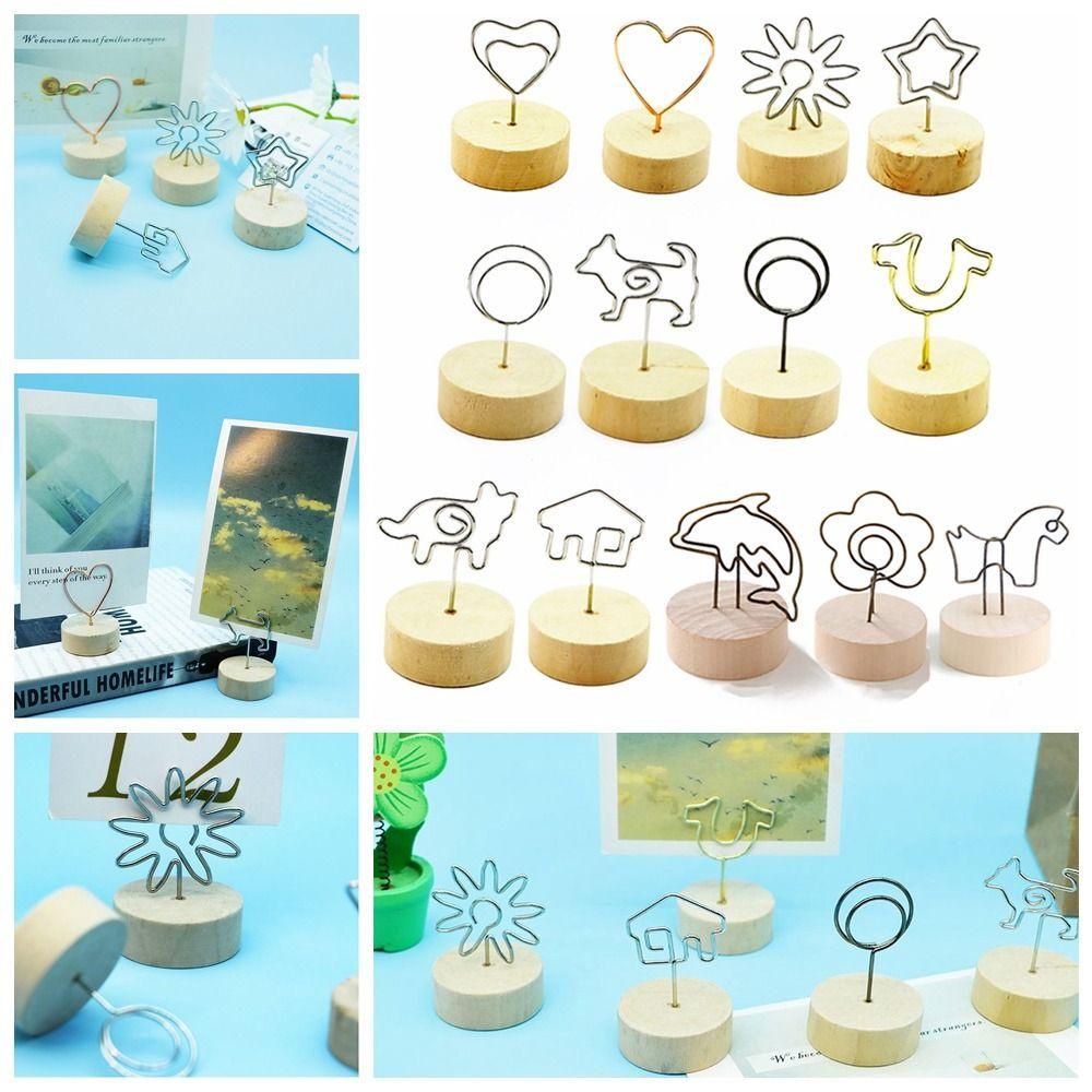 CHOOKEY Giá Đỡ Kẹp Ảnh Để Bàn Trang Trí Nhà Cửa