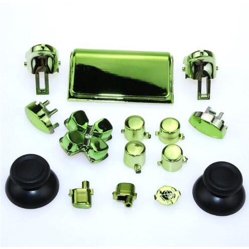 1 Bộ Nút Bấm Điều Khiển Chơi Game 7 Màu Chrome D-pad R1 L1 R2 L2 ABXY Cho PS4 Pro JDS-040 JDM-040