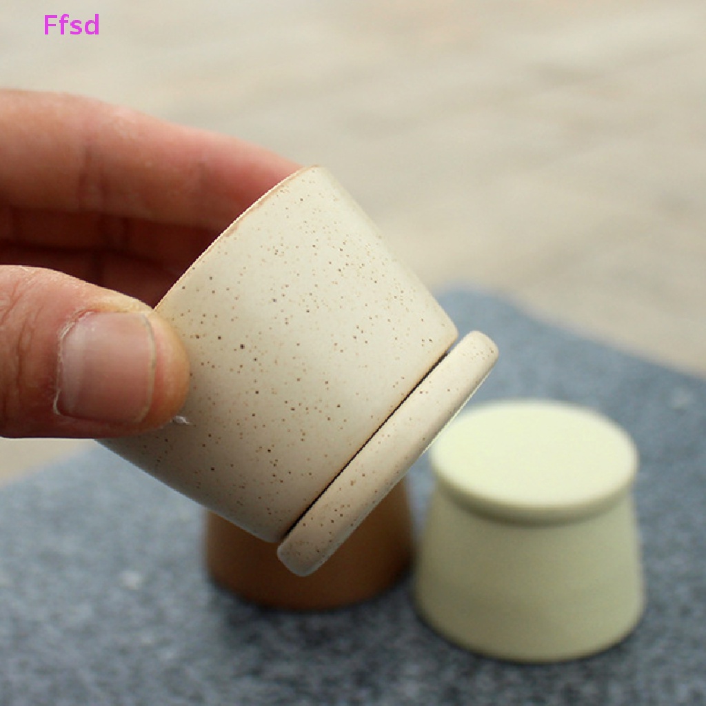 {Ffsd} Cốc Rửa Móng Nghệ Thuật Bằng Sứ Dày Có Nắp Đậy Pha Lê