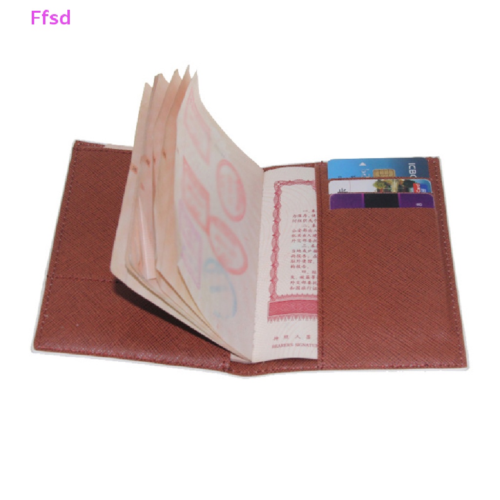 {Ffsd} Hàng Bán Chạy 1 Ví PU Đựng Hộ Chiếu Thẻ ID Họa Tiết Kỳ Lân Chống Thấm Nước