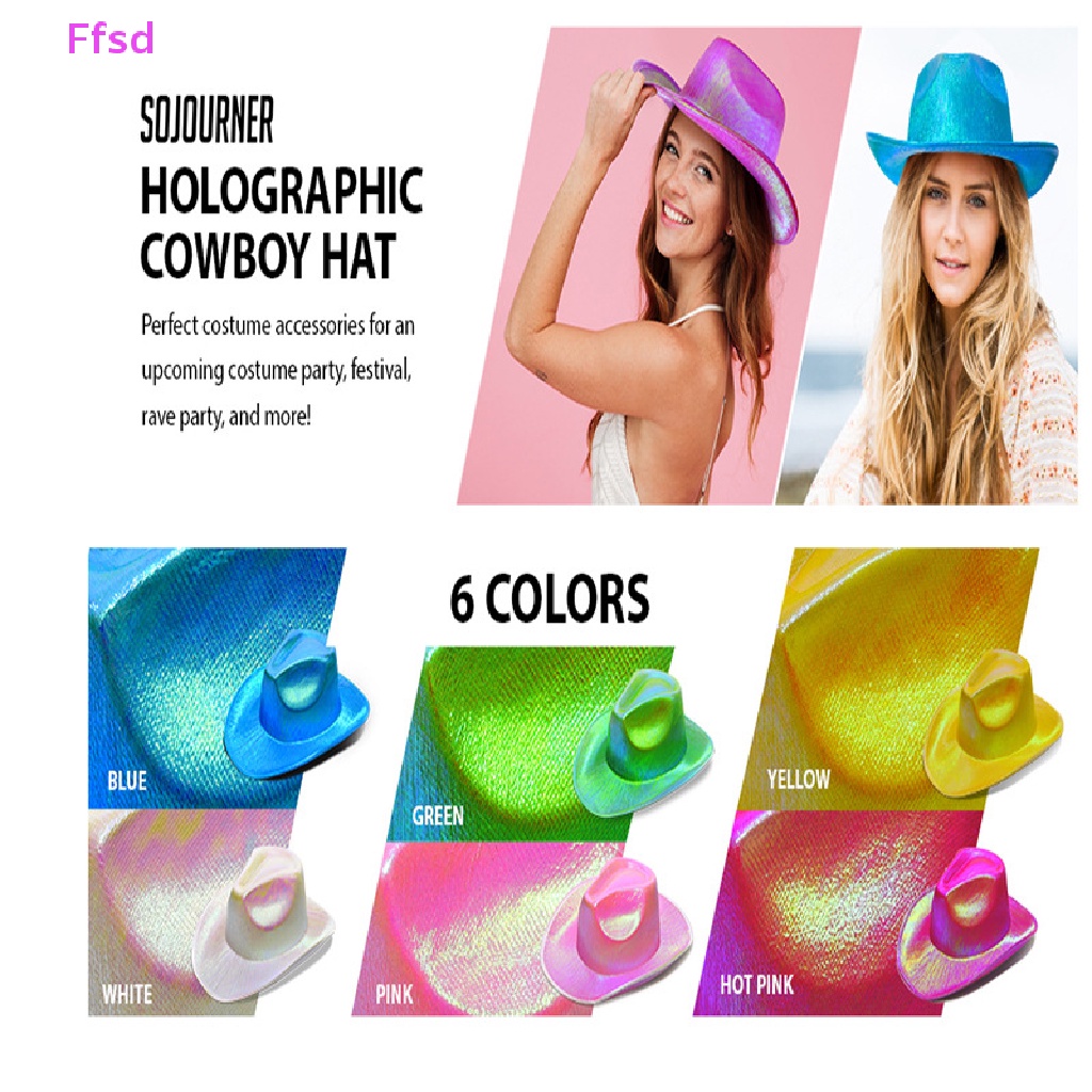 {Ffsd} Hàng Bán Chạy Mũ Cao Bồi Rộng Vành Đính Ngọc Trai Lấp Lánh Cho Nữ