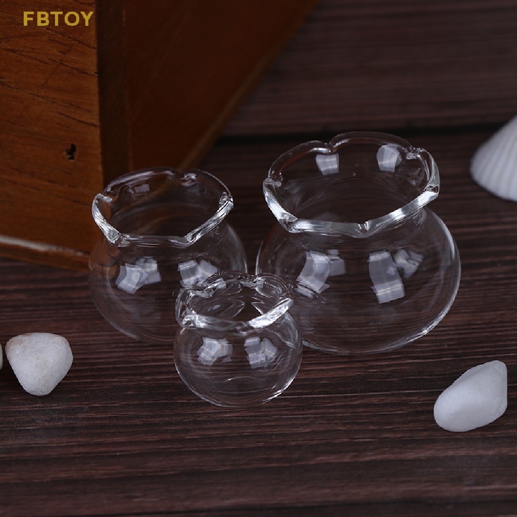 Cá Thủy Tinh Trong Suốt Trang Trí Nhà Búp Bê Tỉ Lệ 1: 12