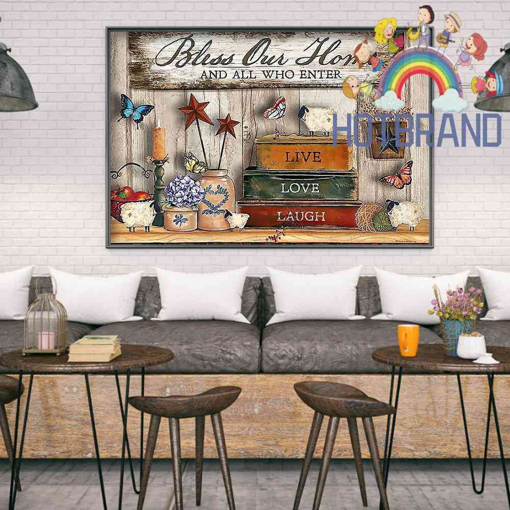 Tranh Đính Đá Kim Cương Toàn Bộ 5D DIY Hình Chữ Cái Tiếng Anh