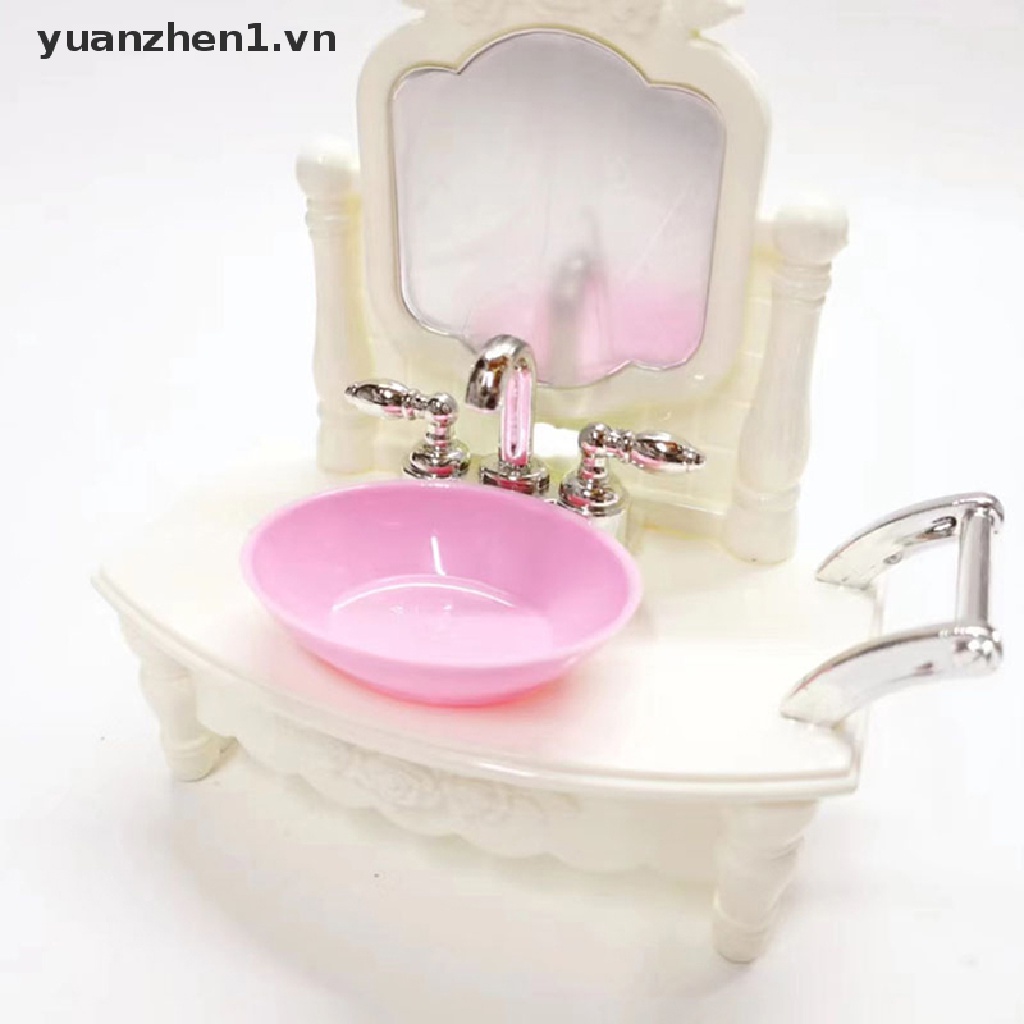 Mô Hình Nội Thất Phòng Tắm / Nhà Hàng Trang Trí Nhà Búp Bê Tỉ Lệ 1: 12