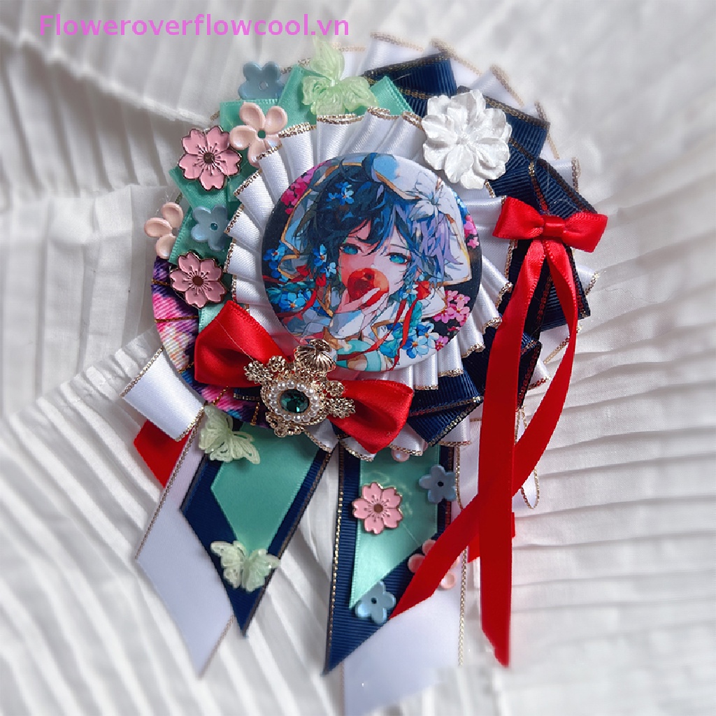 Ghim Cài Áo Đính Nơ Ruy Băng Phong Cách Lolita Cổ Điển