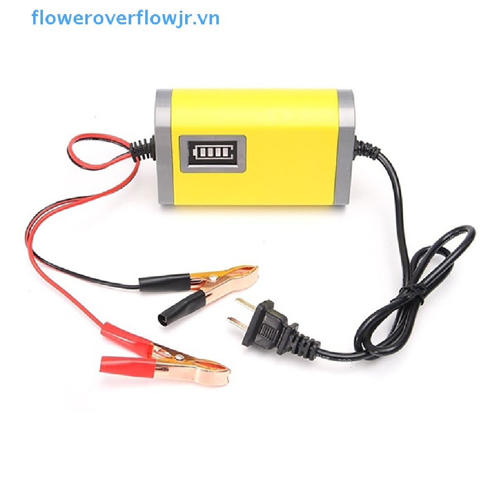 Bộ Sạc Thông Minh Tự Động 12V 2A Cho Xe Hơi Xe Tải
