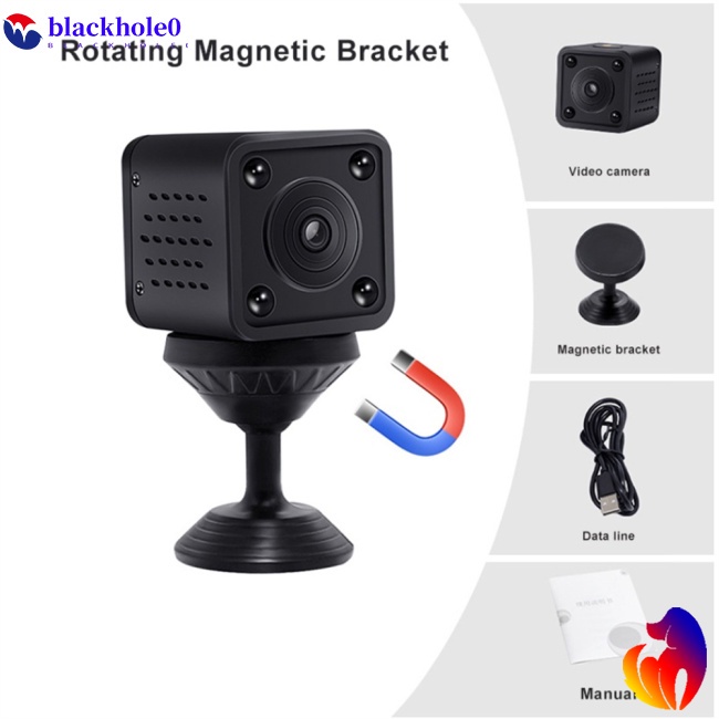 1 Bộ Máy Quay Hồng Ngoại Mini F9 1080p Hd Wifi Có Tầm Nhìn Ban Đêm Dùng Để Ghi Hình / Ghi Âm