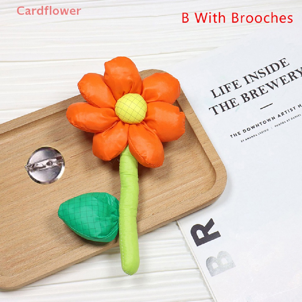 1 Huy Hiệu Hoa Hướng Dương 3D Trang Trí Quần Áo DIY Mới