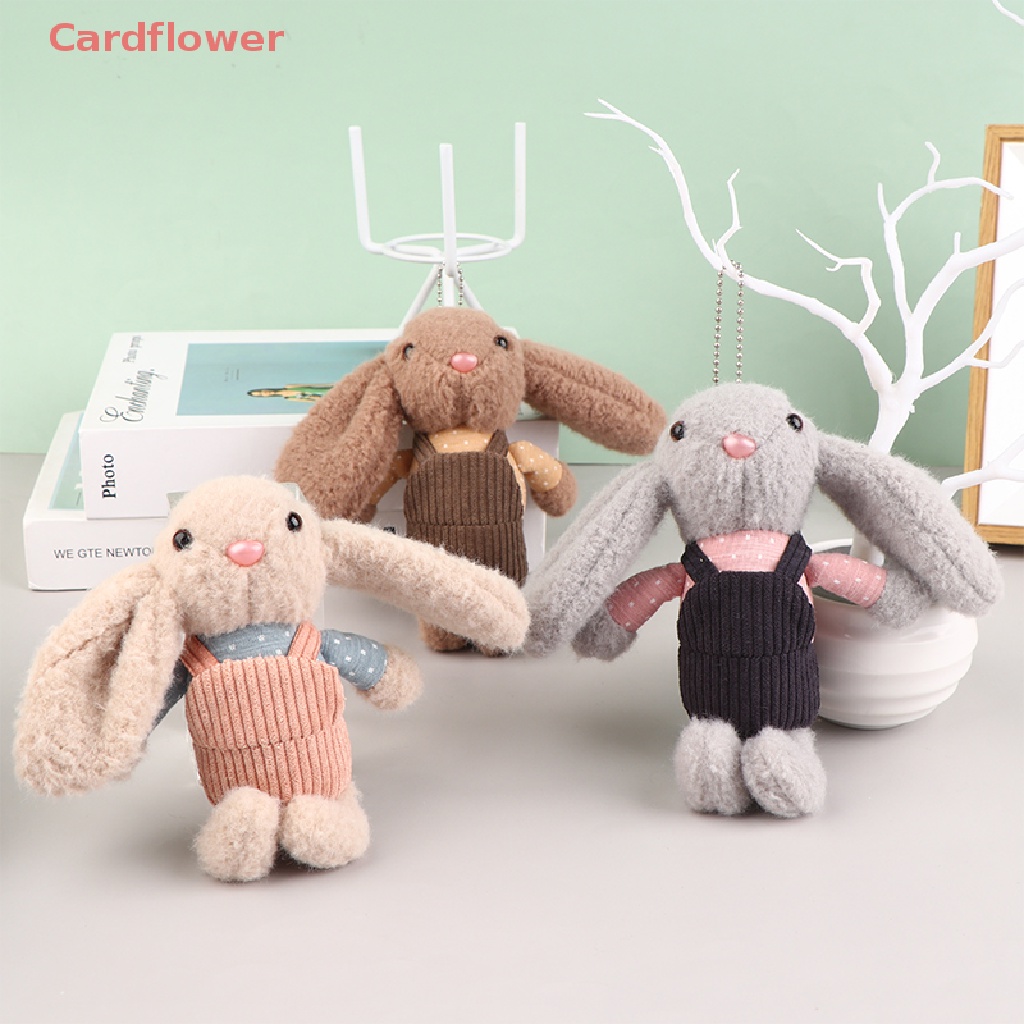 Móc Khóa Hình Thỏ Nhồi Bông 16cm Dễ Thương Mới