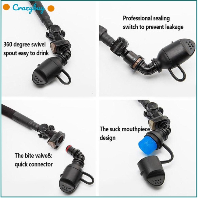 Cr Túi Đựng Nước 1.5l Bằng Tpu Gọn Nhẹ Tiện Dụng Mang Theo Du Lịch Cắm Trại