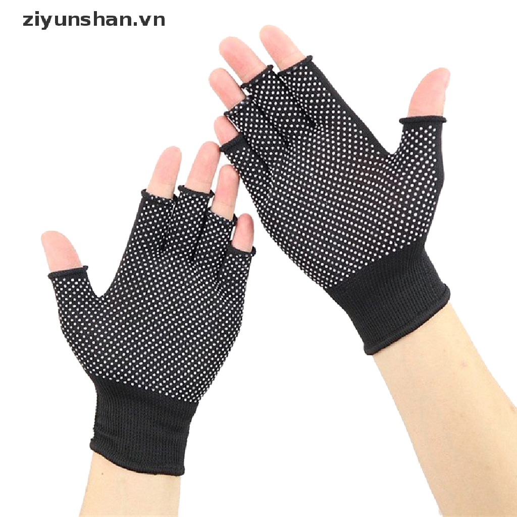 Găng Tay Thể Thao Nửa Ngón Chống Trượt Thoáng Khí Có Thể Chạm Màn Hình Cảm Ứng ziyunshan