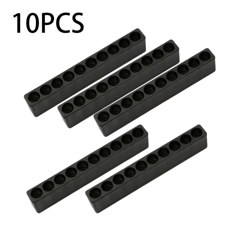 Set 10 Giá Đỡ Tua Vít Đầu Lục Giác 10 Lỗ 1 / 4 Bằng Nhựa 10 Lỗ