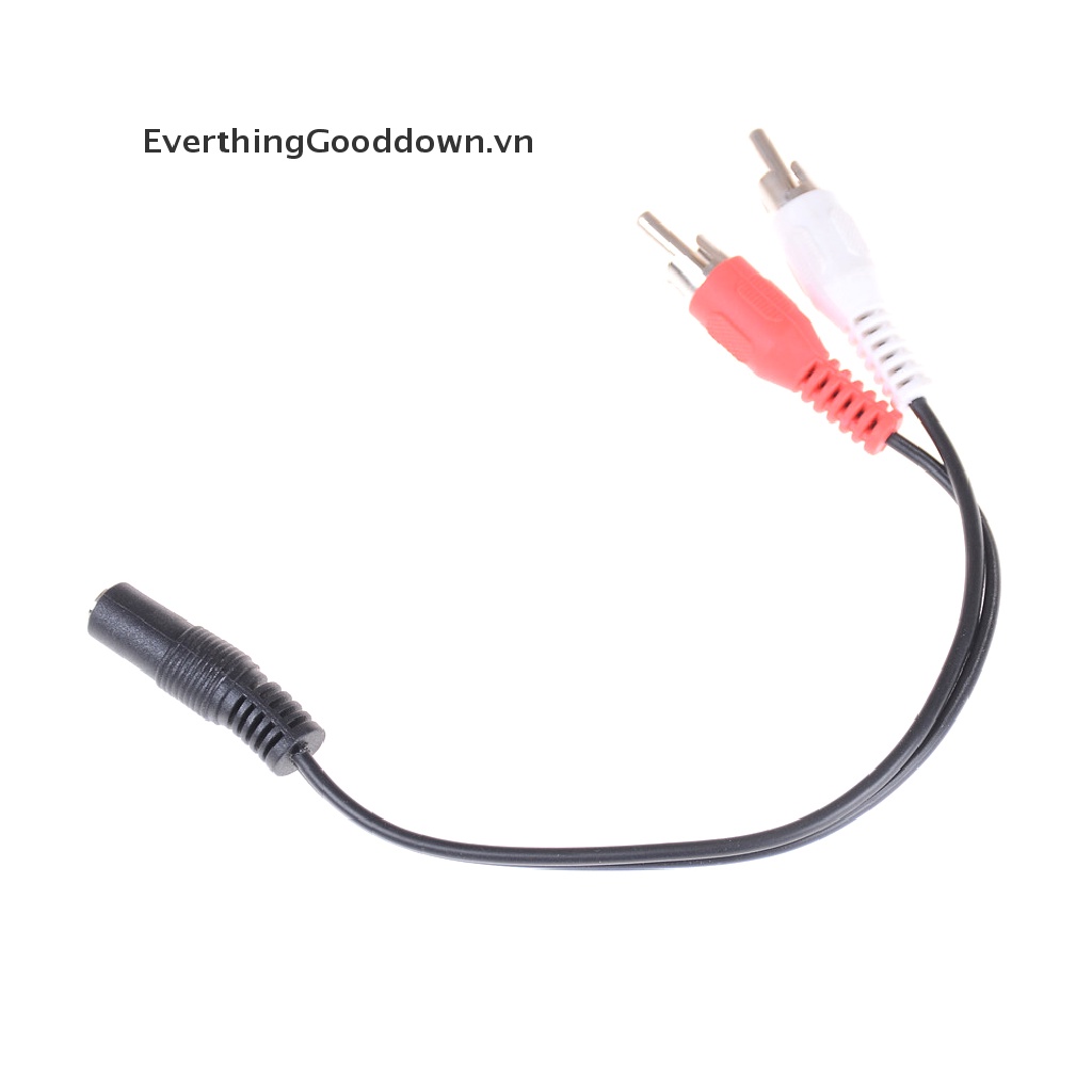 Giấy Dán Tường Trang Trí Nội Thất Đẹp Mắt Dây Cáp Âm Thanh Chia 2 Cổng RCA 3.5mm 1 / 8 ''