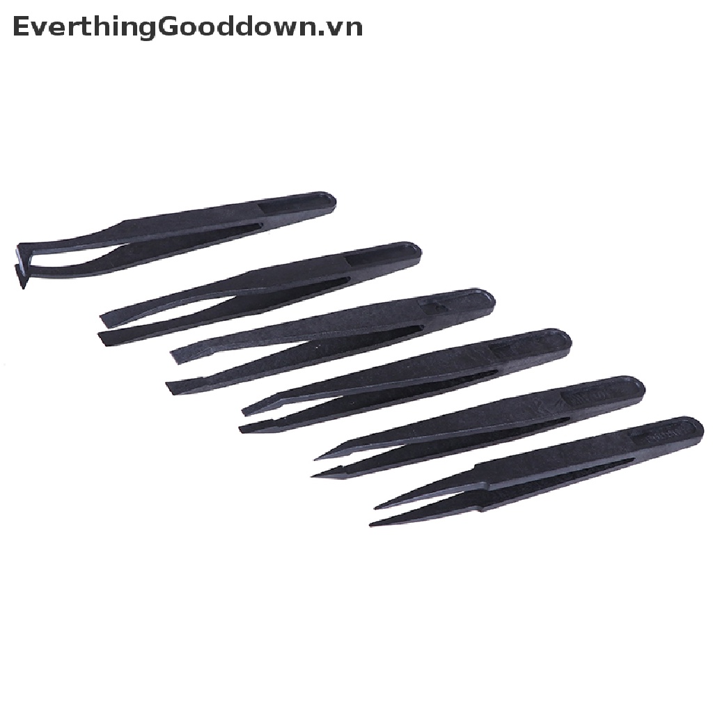 Set 6 Dụng Cụ Làm Đồ Thủ Công Màu Đen Chống Tĩnh Điện Cách Nhiệt Vn