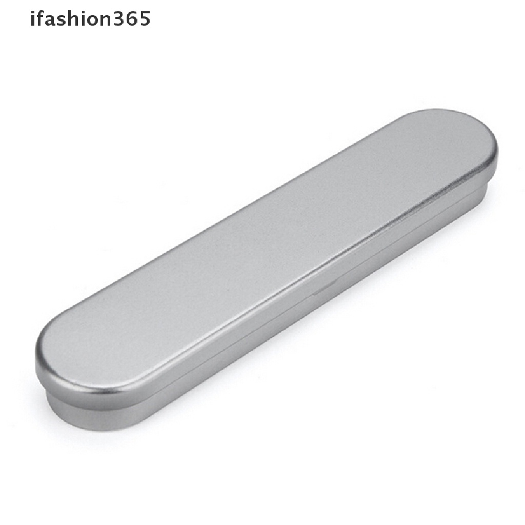 1 Hộp Bút Bằng Kim Loại Hình Chữ Nhật In Hình Ngựa &amp; Miệng Thiếc [ifashion365] 1pc Vn