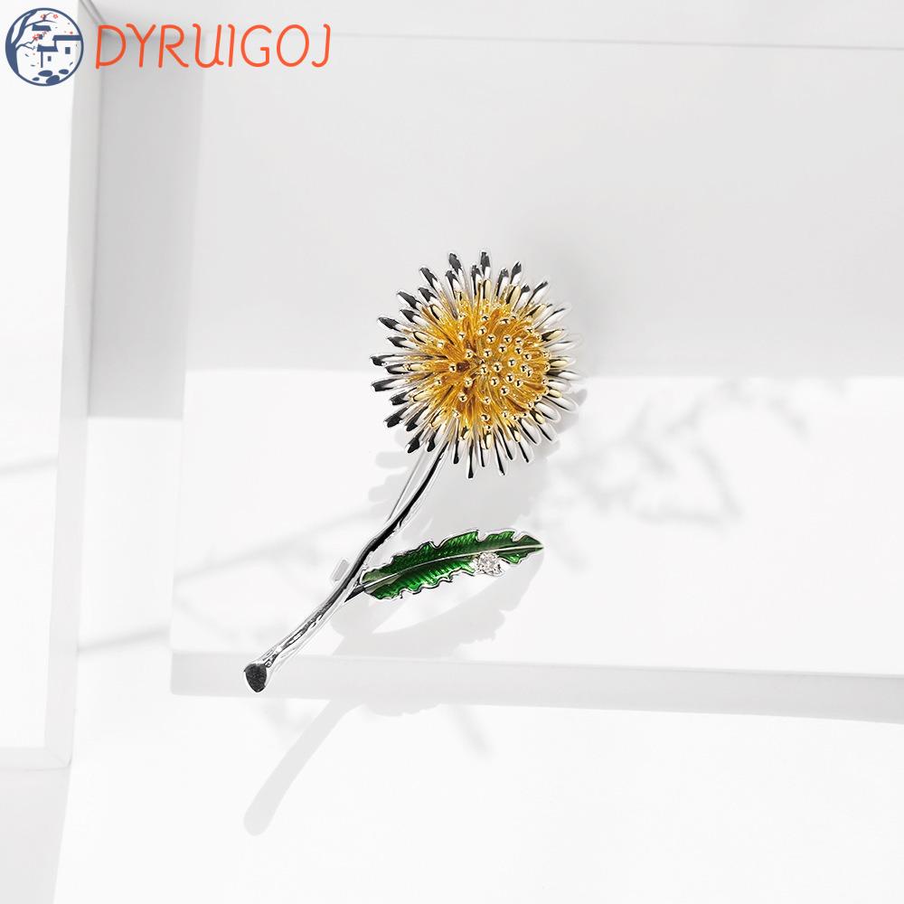 Ghim Cài Áo Bằng Hợp Kim Kẽm Hình Hoa Khô Sáng Tạo