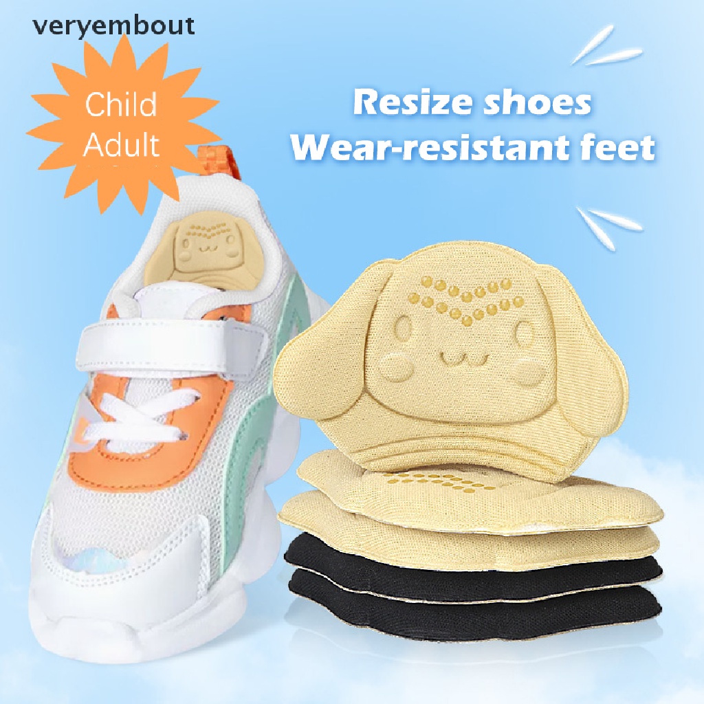 1 Cặp Miếng Dán Gót Giày Cao Gót Mềm Mại Chống Rách Có Thể Điều Chỉnh Kích Thước Thông Dụng Dành Cho Trẻ Em Và Người Lớn