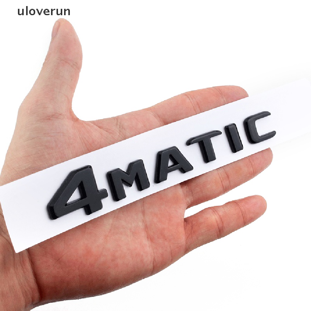 1 Bộ Miếng Dán 3D Bằng ABS In Logo Chữ Dùng Trang Trí Đuôi Xe Hơi 4MATIC