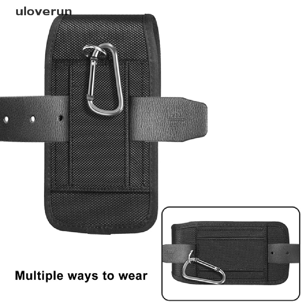 Túi Da Đựng Điện Thoại uloverun Có Khóa Cài Tiện Dụng