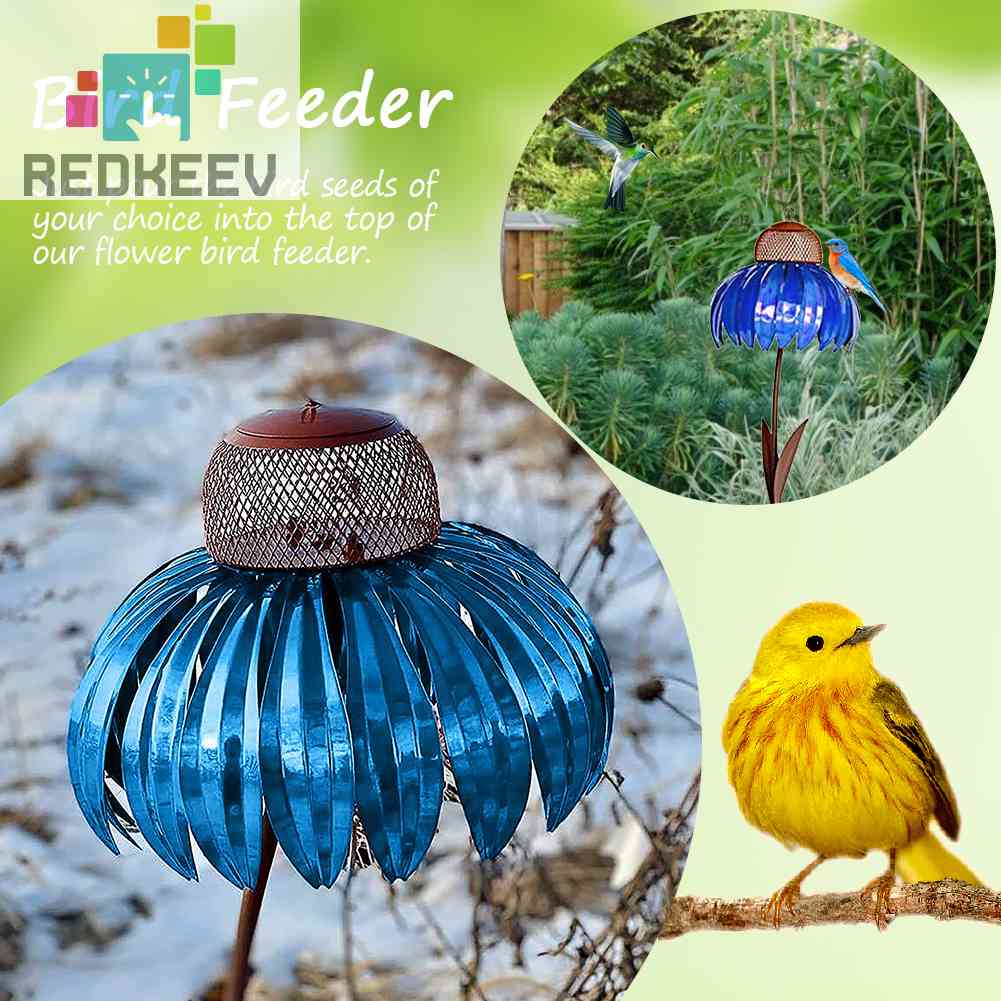 Lọ Đựng Thức Ăn Bằng Kim Loại Chống Ăn Mòn Tiện Dụng Cho Sân Vườn