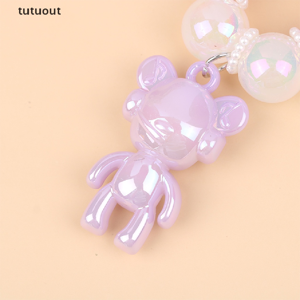 1 Móc Khóa Hình Gấu Lấp Lánh Dễ Thương