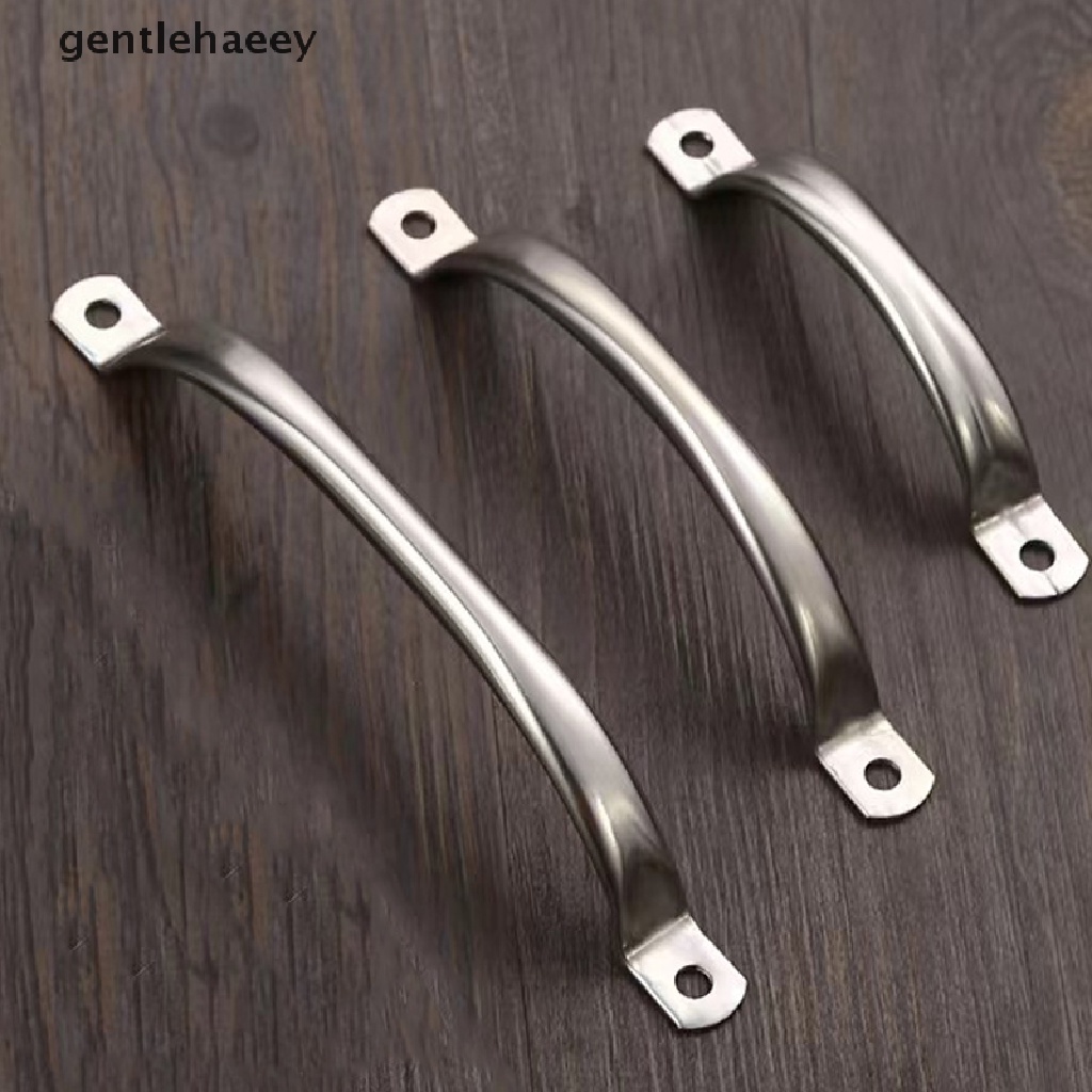 Set 2 Tay Nắm Cửa Tủ Bằng Thép Không Gỉ Màu Bạc