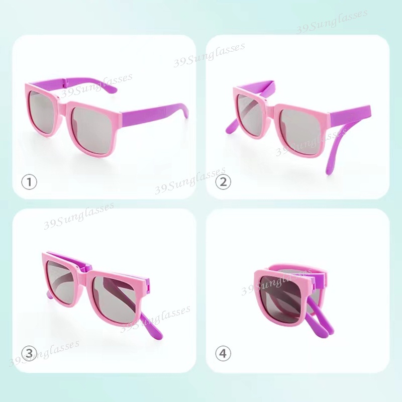 Kính Mát Gọng Vuông Nhiều Màu Sắc Chống Tia UV Phong Cách Hàn Quốc Dễ Thương Dành Cho Bé Trai Và Bé Gái