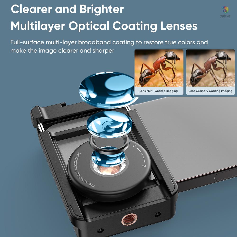 Kính Hiển Vi Di Động Đa Năng Với 6 Đèn LED Không Cần APP Với CPL Cho Quan Sát Hàng Ngày