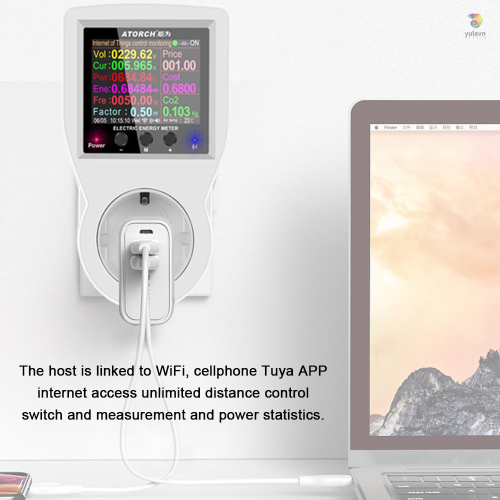 Thiết Bị Kết Nối Wifi Thông Minh Màn Hình Màu 2.4 inch Điều Khiển Từ Xa Đa Năng