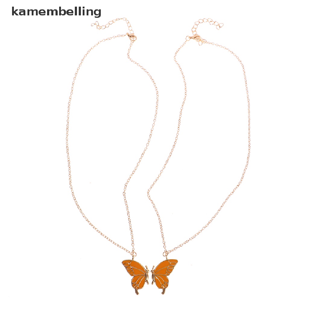 1 Cặp Dây Chuyền Mặt Hình Bướm Đặc Biệt Cho Mẹ Và Con Gái