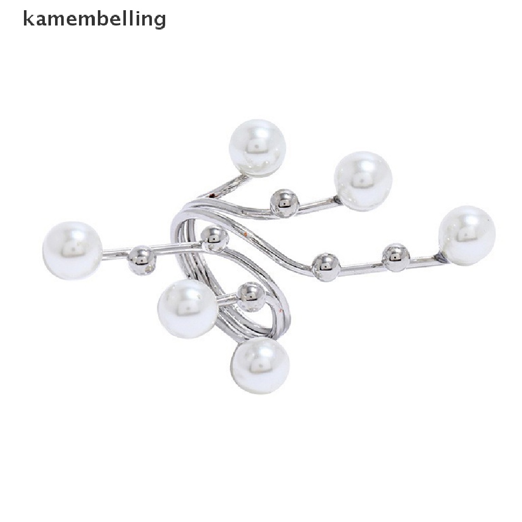 Nhẫn Hai Lớp Đính Ngọc Trai Thanh Lịch Thời Trang Dành Cho Nữ