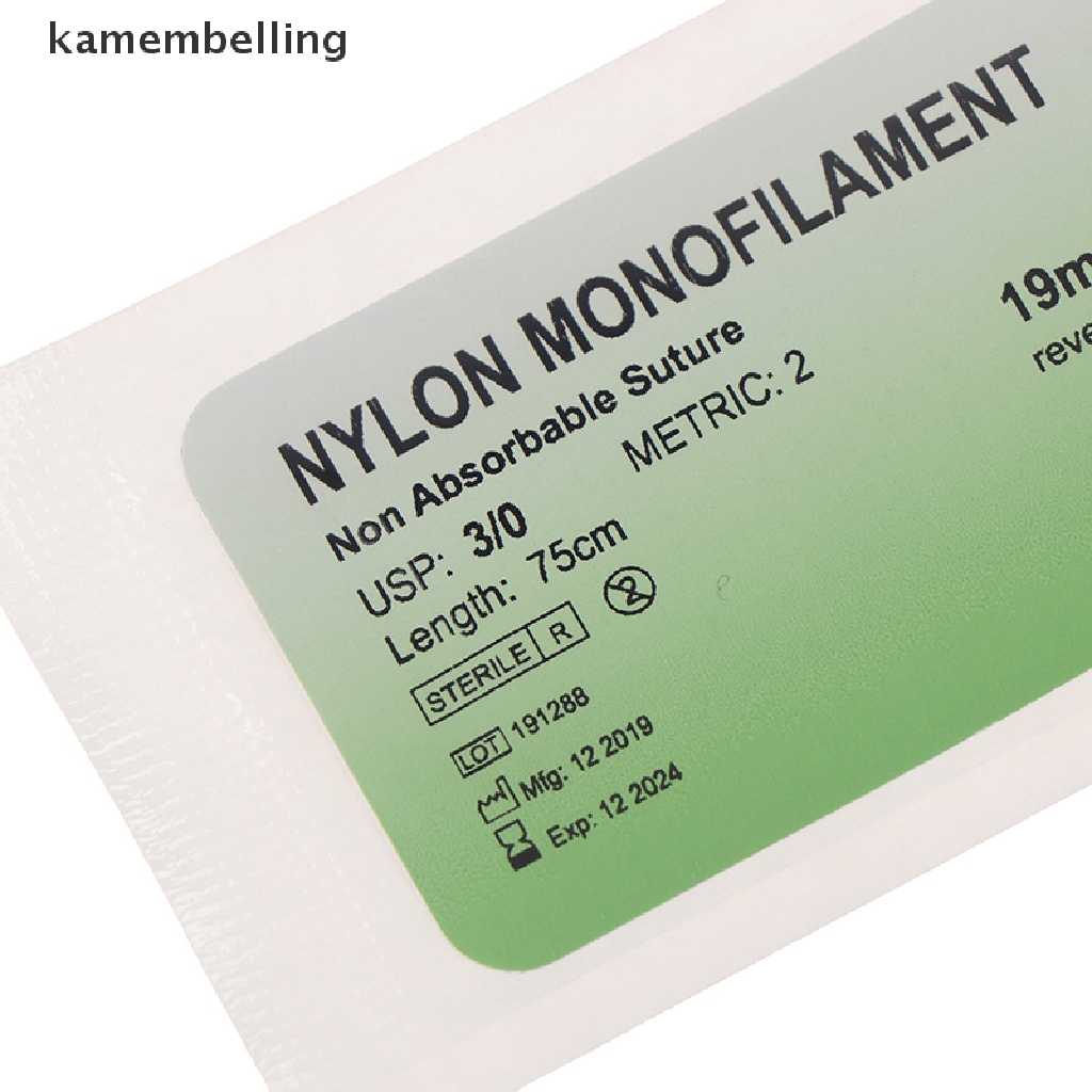 Kamembelling Set 12 Cuộn Chỉ Đơn Sợi Nylon Dành Cho Thực Hành Làm Đồ Thủ Công EN