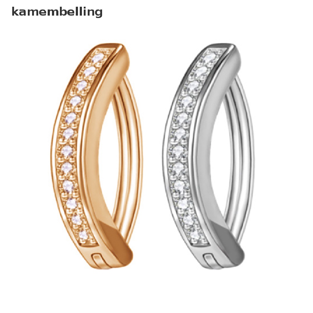 1 Khuyên Rốn Dạng Cong Đính Đá Zircon Tối Giản Cho Nữ