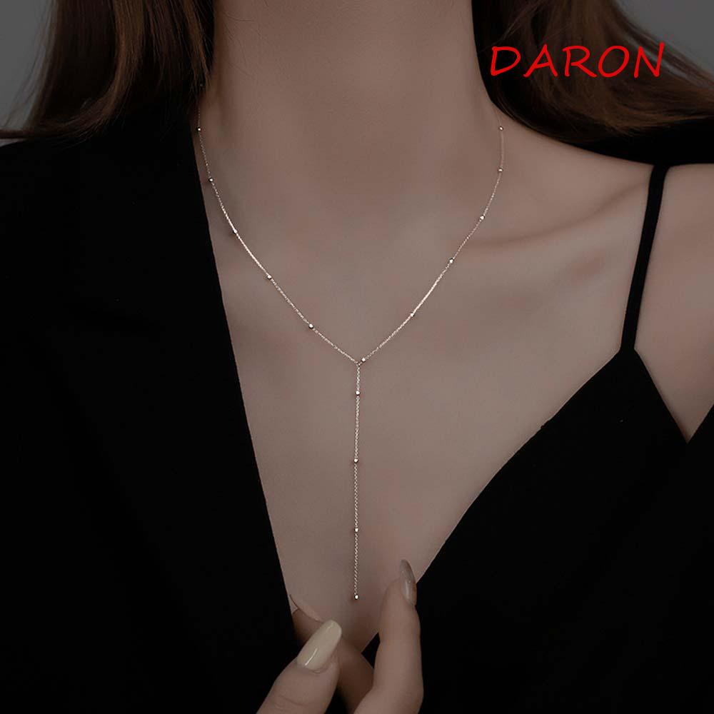 Vòng Cổ Choker Dáng Dài Đính Hạt Thời Trang Cho Nữ