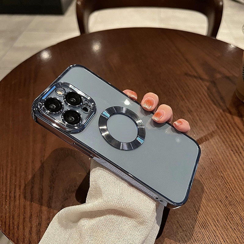 Ốp Điện Thoại Silicon Dẻo Tráng Gương Sang Trọng Chống Sốc Chất Lượng Cao Cho iPhone 7 8 Plus X Xs Max Xr 11 12 13 Pro Max