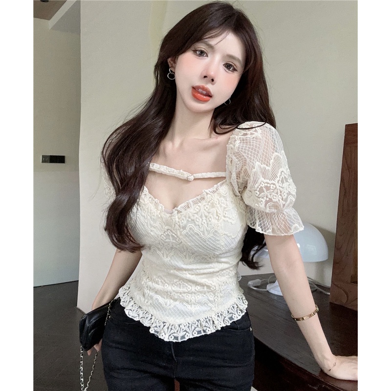 Áo Thun Tay Ngắn Cổ Chữ V Thiết Kế Độc Đáo Thời Trang Mùa Hè