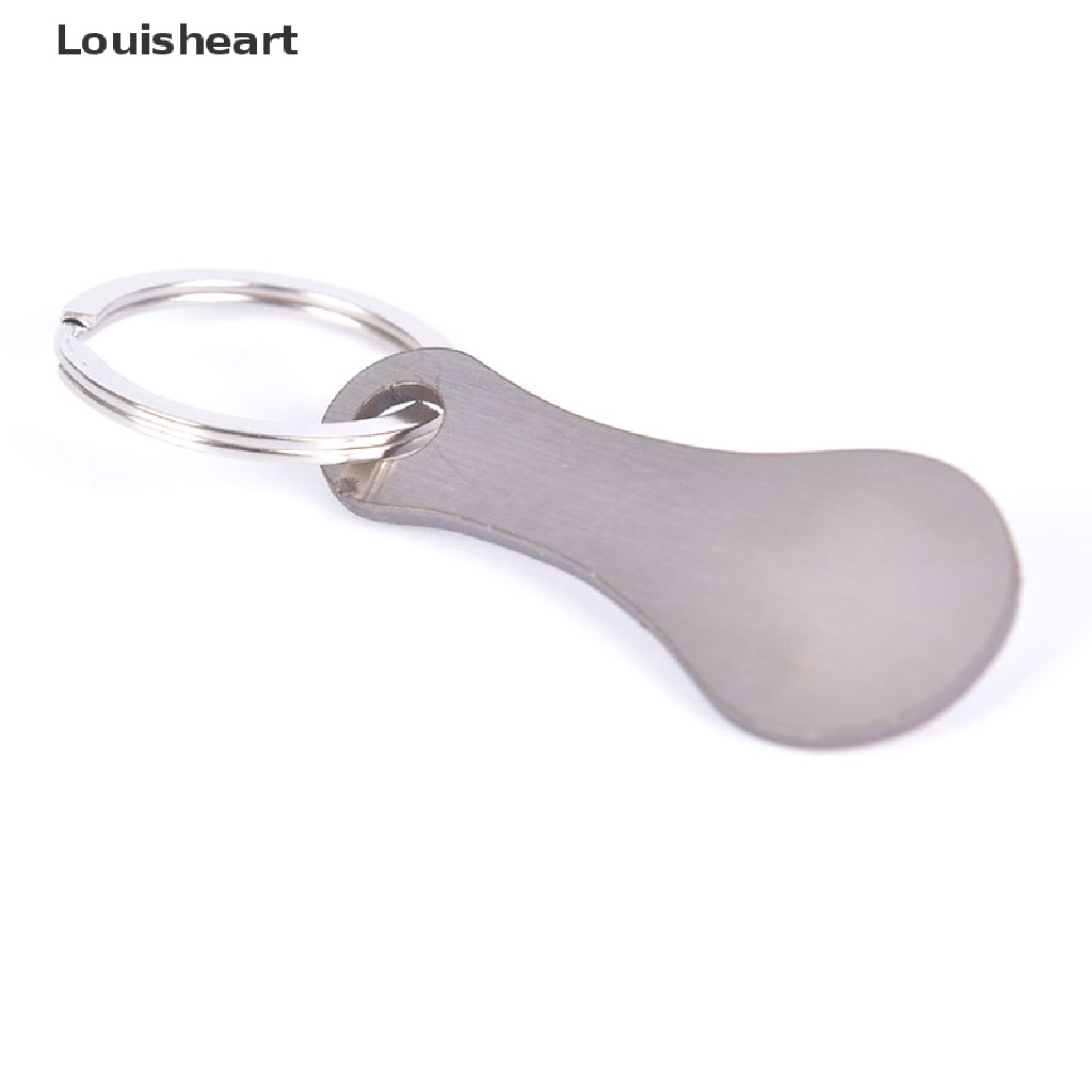 Bộ 2 Móc Khóa Xe Đẩy Mua Sắm Bằng Hợp Kim Nhôm Louisheart TFG