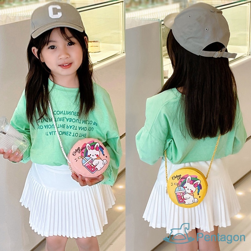 Túi Đeo Vai Bằng Da PU Trọng Lượng Nhẹ In Họa Tiết Hoạt Hình Thời Trang Mùa Hè Dành Cho Bạn Gái