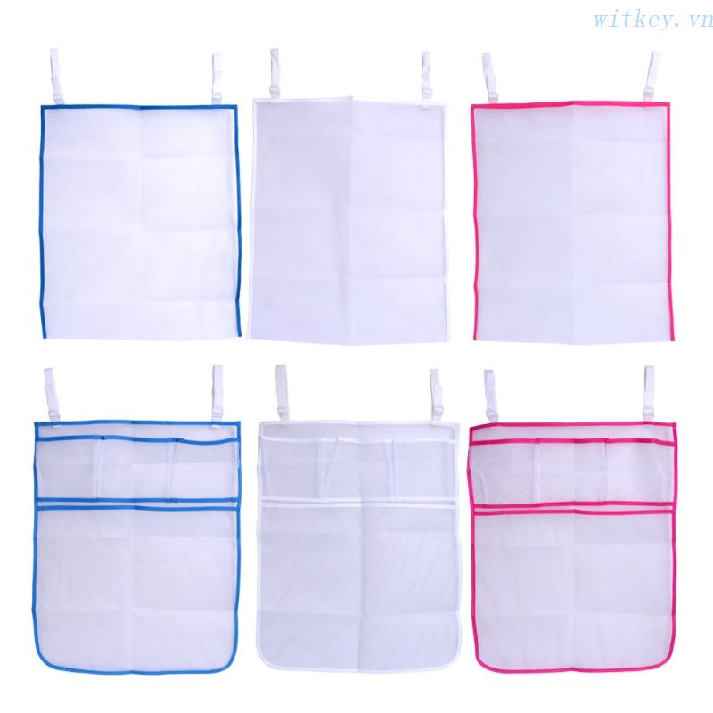 Túi Lưới Đựng Tã Dạng Treo Có Khóa Kéo Sức Chứa Lớn Dễ Thương