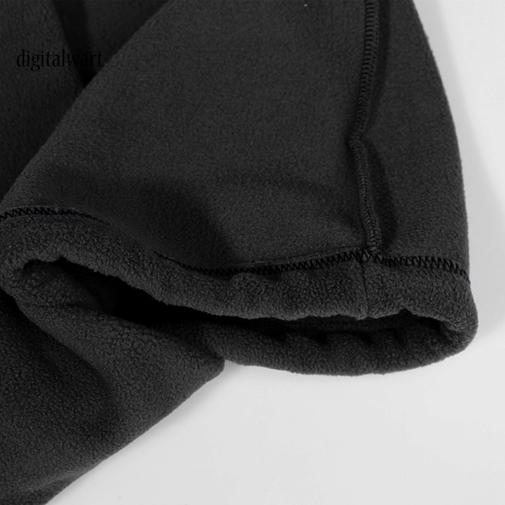 Kỹ Thuật Số| Mũ Balaclava Bằng Lông Cừu Dày Dặn Màu Trơn Có Dây Rút Bảo Vệ Tai Không Vành Cho Unisex