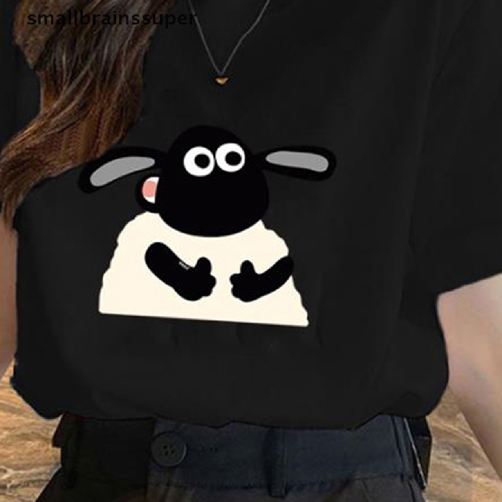 Áo Thun Tay Ngắn Cổ Tròn In Họa Tiết Hoạt Hình Thời Trang Mùa Hè Cho Nữ