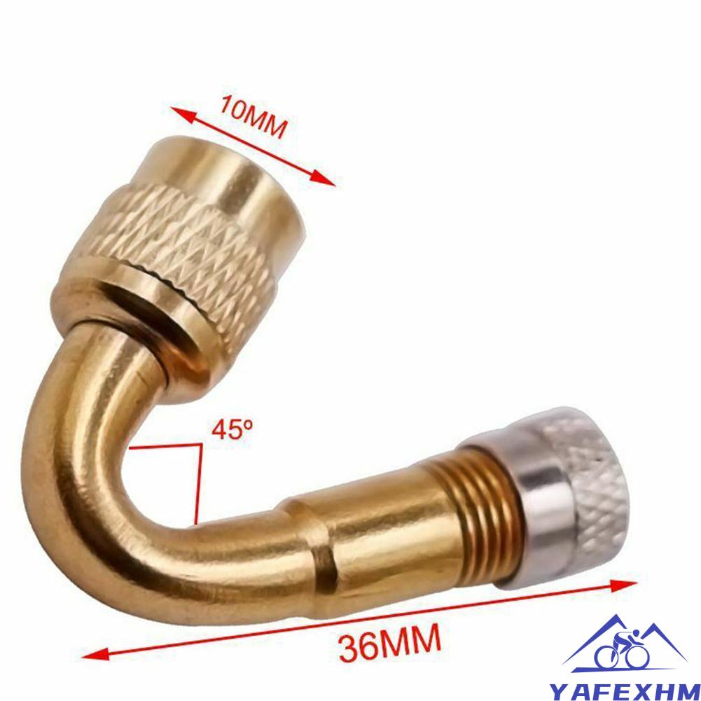 Ống Nối Dài Van Xe Đạp / Xe Máy / Xe Hơi 20g 45°\\90°\\135° Đầu Nối Dài Vòi Nước Bằng Kim Loại Tiện Dụng