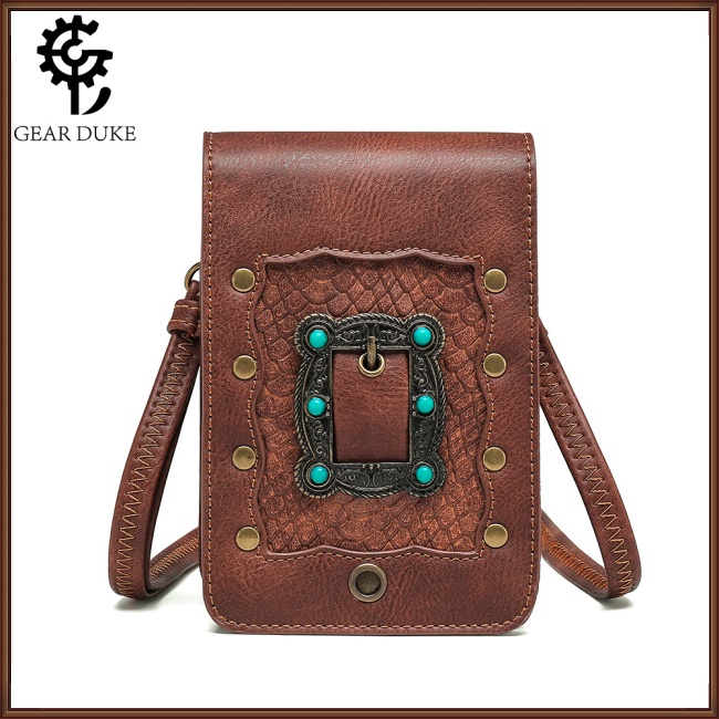 Túi Xách Da Pu Dáng Vuông Màu Trơn Phối Khóa Nam Châm Thời Trang Cho Nữ