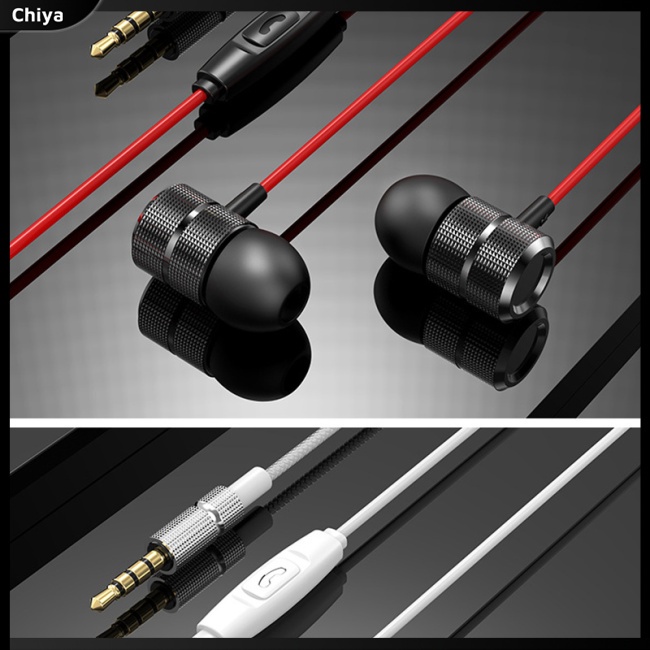 Tai Nghe Nhét Tai Sợi Nylon Bện Dây Nilon Có Micro Điều Khiển Trò Chơi